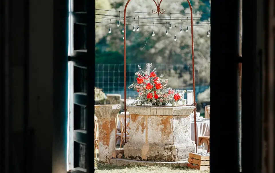 Hochzeitsfoto aus Mallorca mit Impressionen der Hochzeitslocation.