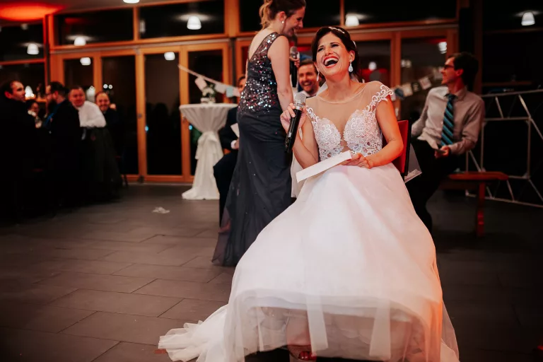 Braut emotionaler Moment Hochzeit authentisch