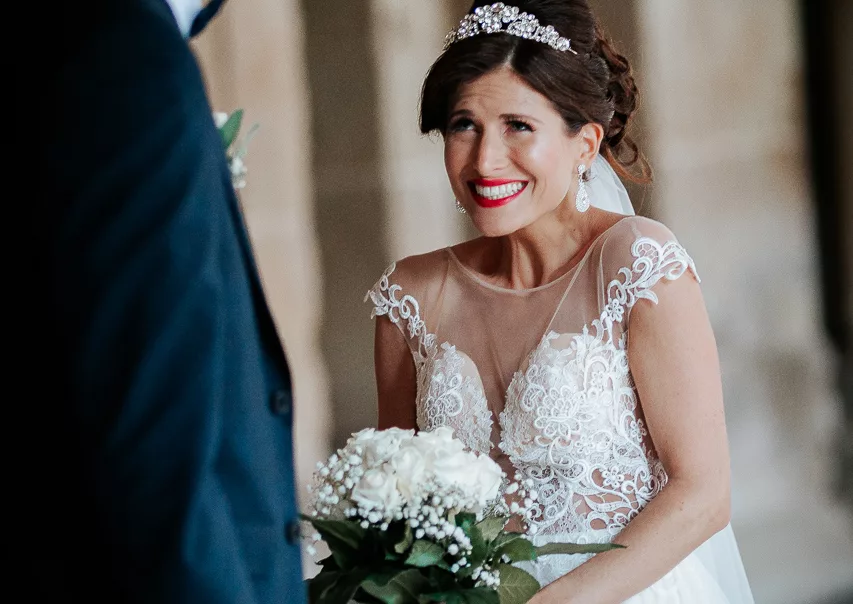 Braut emotionaler Moment Hochzeit authentisch